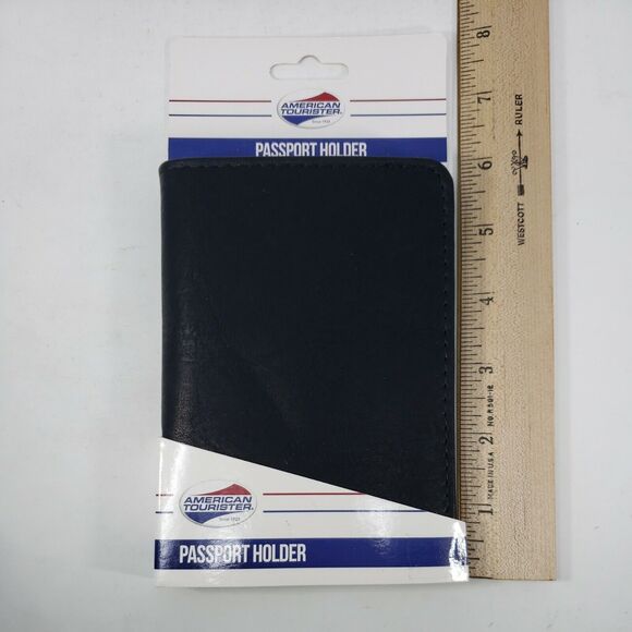 Passport Holder American Tourister Black NEW Protects RFID Chips Factory Package - Picture 5 of 12